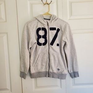 Aerospace H&M L.O.G.G. Label of Grafed Goods Zip up Hoodie size 10/12Y